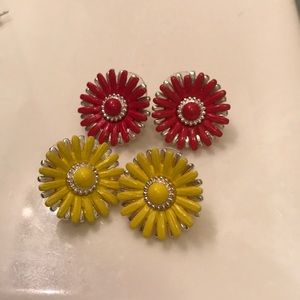Flower earrings